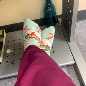 Cute baby yoda fuzzy socks